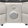 Modern Sectional with 1 Console and Reading Light-Gray