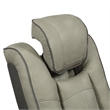 Bruno Power Recliner in Gray Faux Leather