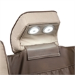 Bruno Power Reclining Sofa in Brown Faux Leather