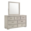 Colorado Modern Style Wood Dresser with Storage Drawers in Rustic Natural