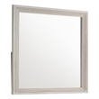 Colorado Modern Style Wood Bedroom Mirror in Rustic Natural