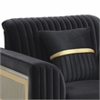 Antigua Contemporary Style Upholstery Chair in Black