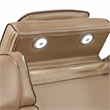 Fortuner Power Reclining Sofa in Caramel made with wood & Faux Leather