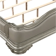 Bella Traditional Wood King Bed with Panel Design in Champagne