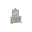Bella Traditional Style Queen 5 PC Bedroom Set made with Wood in Champagne