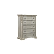 Bella Traditional Style Queen 5 PC Bedroom Set made with Wood in Champagne