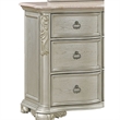 Bella Traditional Style King 5 PC Bedroom Set made with Wood in Champagne