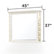 Cinderella Traditional Style 4 Pc Queen Bedroom Set with LED and Gold Accents