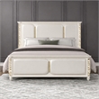 Cinderella Traditional Style 4 Pc Queen Bedroom Set with LED and Gold Accents