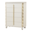 Cinderella Traditional Style 5 Pc Queen Bedroom Set with LED and Gold Accents