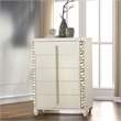 Cinderella Traditional Style 5 Pc Queen Bedroom Set with LED and Gold Accents