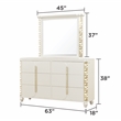 Cinderella Traditional Style Wood Dresser with LED Accents (Mirror not included)