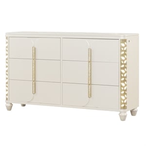 Cinderella Traditional Style Wood Dresser with LED Accents (Mirror not included)