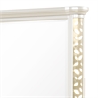 Cinderella Traditional Wood Mirror with LED Accents in Cream