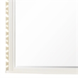 Cinderella Traditional Wood Mirror with LED Accents in Cream