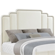 Lexington Modern Queen Bed with Headboard in Beige