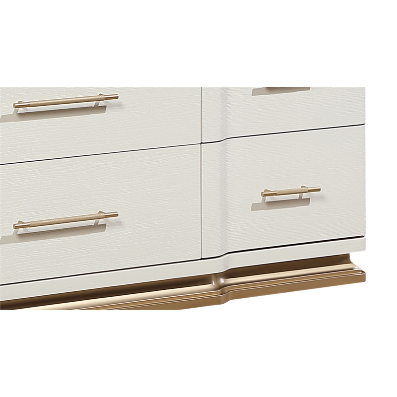 LEXINGTON Modern 9 Drawer Dresser in Beige