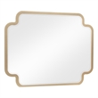 LEXINGTON Modern Framed Bedroom Mirror in Beige