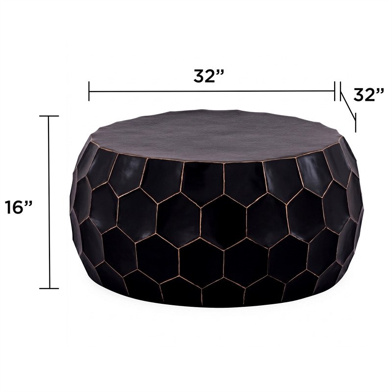 CT-101 Coffee Table  made with Aluminum in Black
