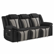 Cruiser Power Reclining Sofa with LED & Speakers in Black/Gray