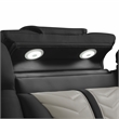 Cruiser Power Reclining Sofa with LED & Speakers in Black/Gray