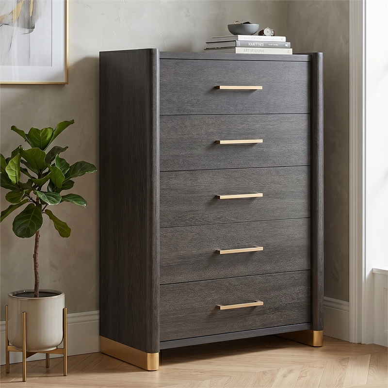 Clifton Chest Charcoal Gray