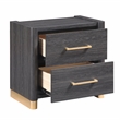 Clifton Nightstand in Charcoal Gray