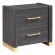 Clifton Nightstand in Charcoal Gray