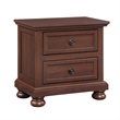 Traditional Wood Boston Queen 4 Pc Bedroom Set in Walnut