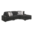 Magnum Modern Sectional Sofa with Premium Upholstery in GRAY