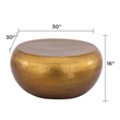 CT-201 Modern Style Coffee Table made with aluminum sheet in Gold