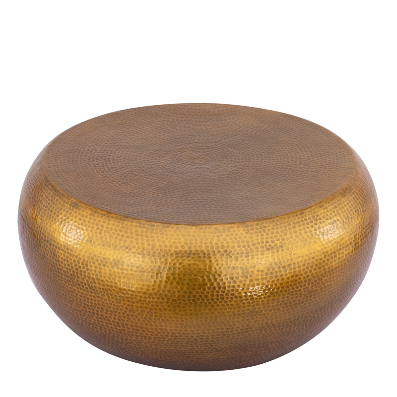 CT-201 Modern Style Coffee Table made with aluminum sheet in Gold