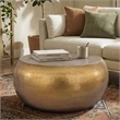 CT-201 Modern Style Coffee Table made with aluminum sheet in Gold
