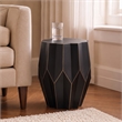 ET-401 Contemporary Black Metal Accent End Table