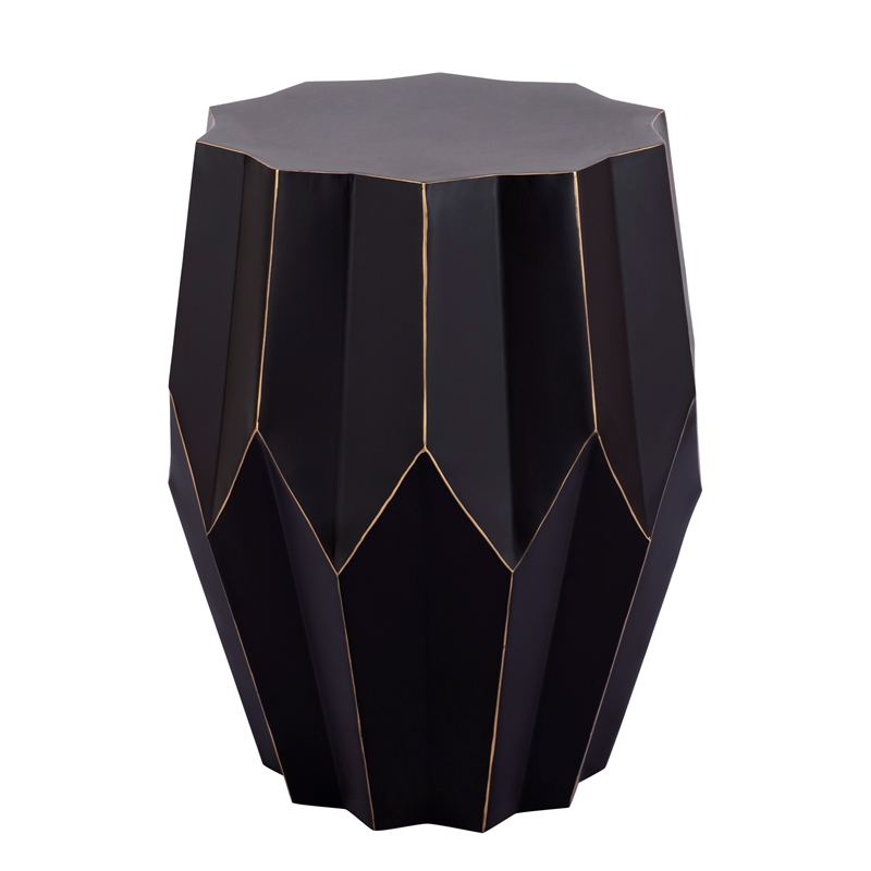ET-401 Contemporary Black Metal Accent End Table