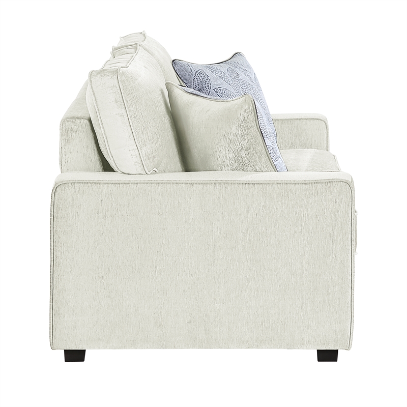 Rita Premium Upholstered Loveseat with LED Base