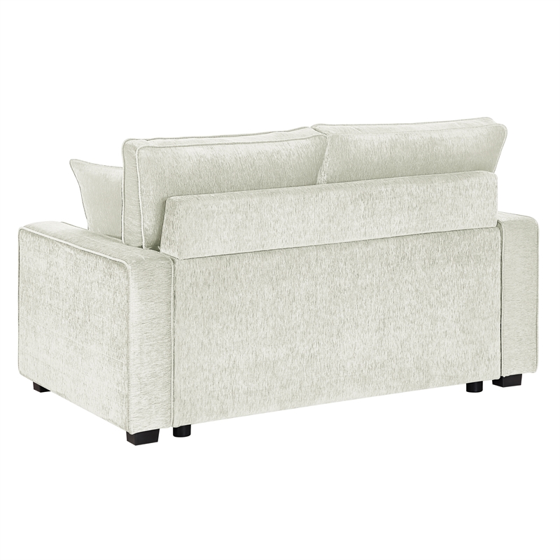 Rita Premium Upholstered Loveseat with LED Base