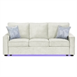 Rita Premium Upholstered Sofa with LED Base