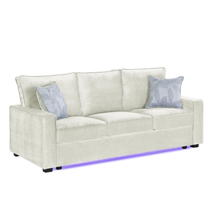 Rita Premium Upholstered Sofa with LED Base