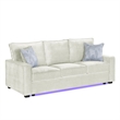 Rita Premium 2-Piece Living Room Set with LED Base