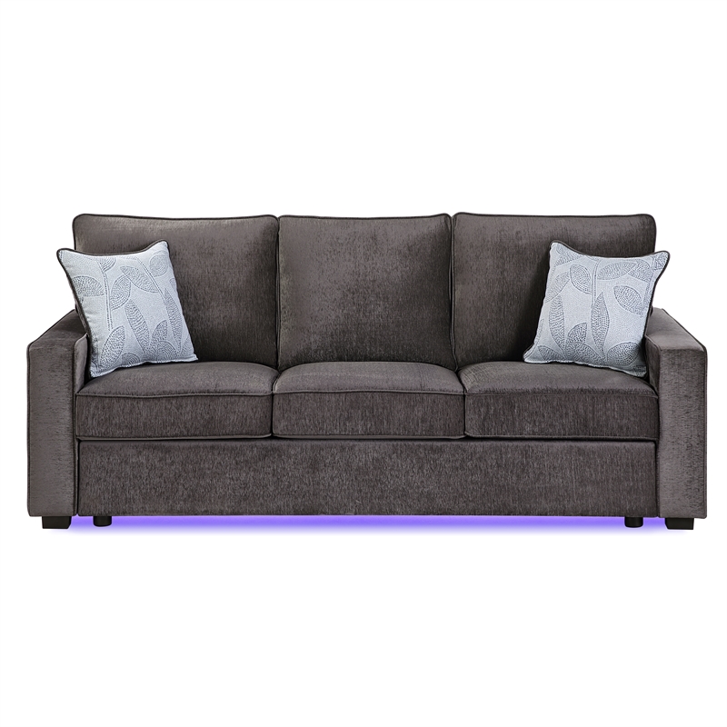 Rita Premium Upholstered Sofa with LED Base