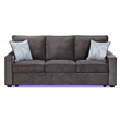 Rita Premium Upholstered Sofa with LED Base