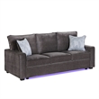 Rita Premium Upholstered Sofa with LED Base