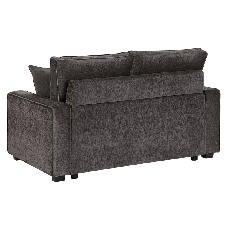 Rita Premium Upholstered Loveseat with LED Base
