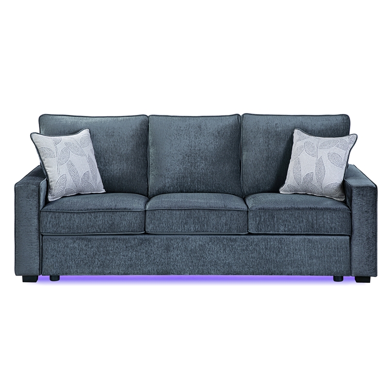 Rita Premium Upholstered Sofa with LED Base