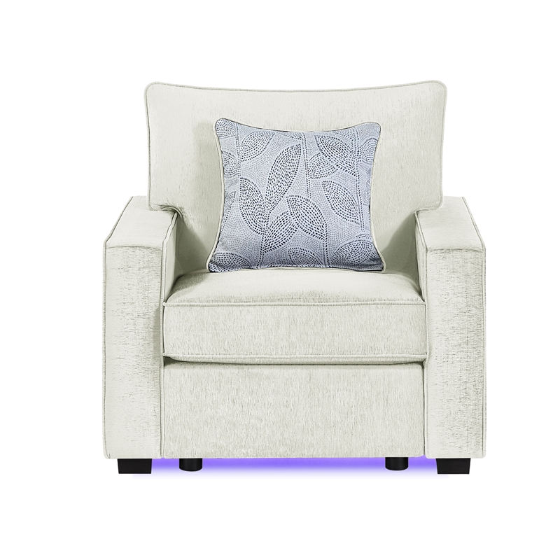 Rita Premium Upholstered Sofa with LED Base