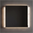 Matrix Furniture Group Altima Contemporary Mirror in Gray