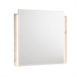 Matrix Furniture Group Altima Contemporary Mirror in Gray