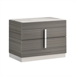 Matrix Furniture Group Altima Contemporary Nightstand in Gray