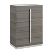 Matrix Furniture Altima Contemporary Queen 5-Piece Bedroom Set in Gray